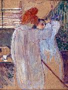 Henri de toulouse-lautrec Two Women in Nightgowns oil on canvas